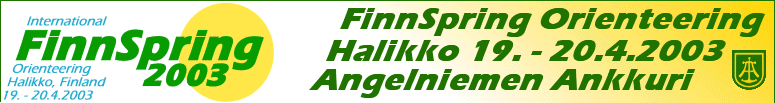 [FinnSpring 2003, International Orienteering in Halikko]