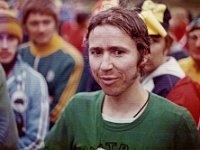 Jukola Tammisaari 1976 04  Matti Mkinen maalissa Jukolan ankkuriosuuden jlkeen
