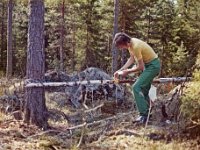 pm-viesti Mynmki 1976 03  Markku Andelmaa V-S pm-viestiss Mynmell 23.5.1976