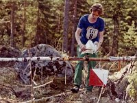 pm-viesti Mynmki 1976 07  Jussi Salusvuori V-S pm-viestiss Mynmell 23.5.1976