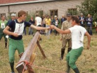 Turunmaan rastiviesti Askainen 1977 03  Esko Orava lhett Rauno Vuoren matkaan Turunmaan Rastiviestiss Askaisissa elokuussa 1977.