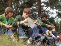 Turunmaan rastiviesti Askainen 1977 05  Markku Andelmaa, Harri Laine ja Olli Knaapi Turunmaan Rastiviestiss Askaisissa elokuussa 1977.
