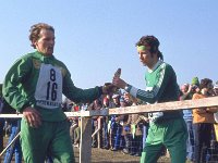 Tiomila 1978  12  Pertti Pelto-Huikko lhett Seppo Vli-Klemeln 9. osuudelle Tiomilassa 1978