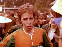 V-S pm-viesti Laitila 1979 14  Jussi Salusvuori, Ankkurin ykksjoukkueen ankkurina voittajana maalissa V-S pm-viestiss Laitilan Kaivolassa 27.5.1979. Viestin kakkosena Vakka-Rasti ja kolmantena Suomusjrven Sisu, neljs Ankkuri kolmonen, viidenten Liedon Parma.