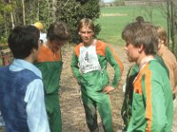 V-S pm-viesti Paimio 1980 02  Matti Mkinen, Mikko Mannonen, Bertel Pahlman ja Markku Andelmaa V-S pm-viesti Paimio 18.5.1980