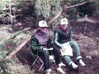 SM-viesti Salakallio 1981 05  Petri Koskinen ja Petri Laaksonen SM-viestin radiorastilla Salakalliolla 1981