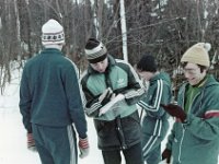 Naarila leiri 01  Matti Mkinen vet mkiharjoitusta Ankkurin Naarilan leirill 1982