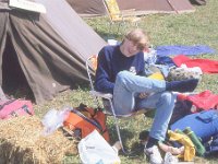 Tiomila 1983 04  Petri Piatro Laaksonen Tiomilassa 1983