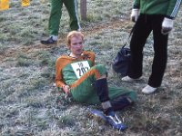 Tiomila 1983 14  Ari Paganus maalissa kovan 16 km ankkuriosuuden jlkeen