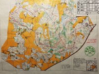 20170501 195902  Varsinais-Suomen piirinmestaruusviestin kartta Liedon asemalla 27.5.1984