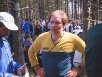 V-S pm-viesti Metsamaa 1985 08  Reijo Hannus ja Heikki Paganus Varsinais-Suomen pm-viestiss Metsmaalla 26.5.1985