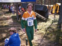 V-S pm-viesti Metsamaa 1985 14  Jussi Salusvuori Varsinais-Suomen pm-viestiss Metsmaalla 26.5.1985