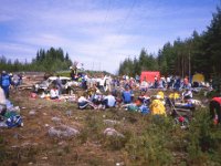 V-S pm-viesti Metsamaa 1985 27  Kilpailukeskus Varsinais-Suomen pm-viestiss Metsmaalla 26.5.1985