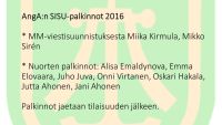 sisu palkinnot